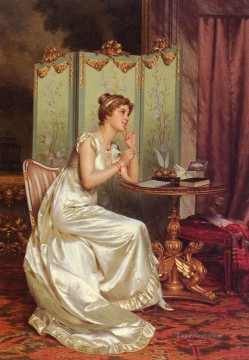  egg oil painting - The Answer lady Vittorio Reggianini